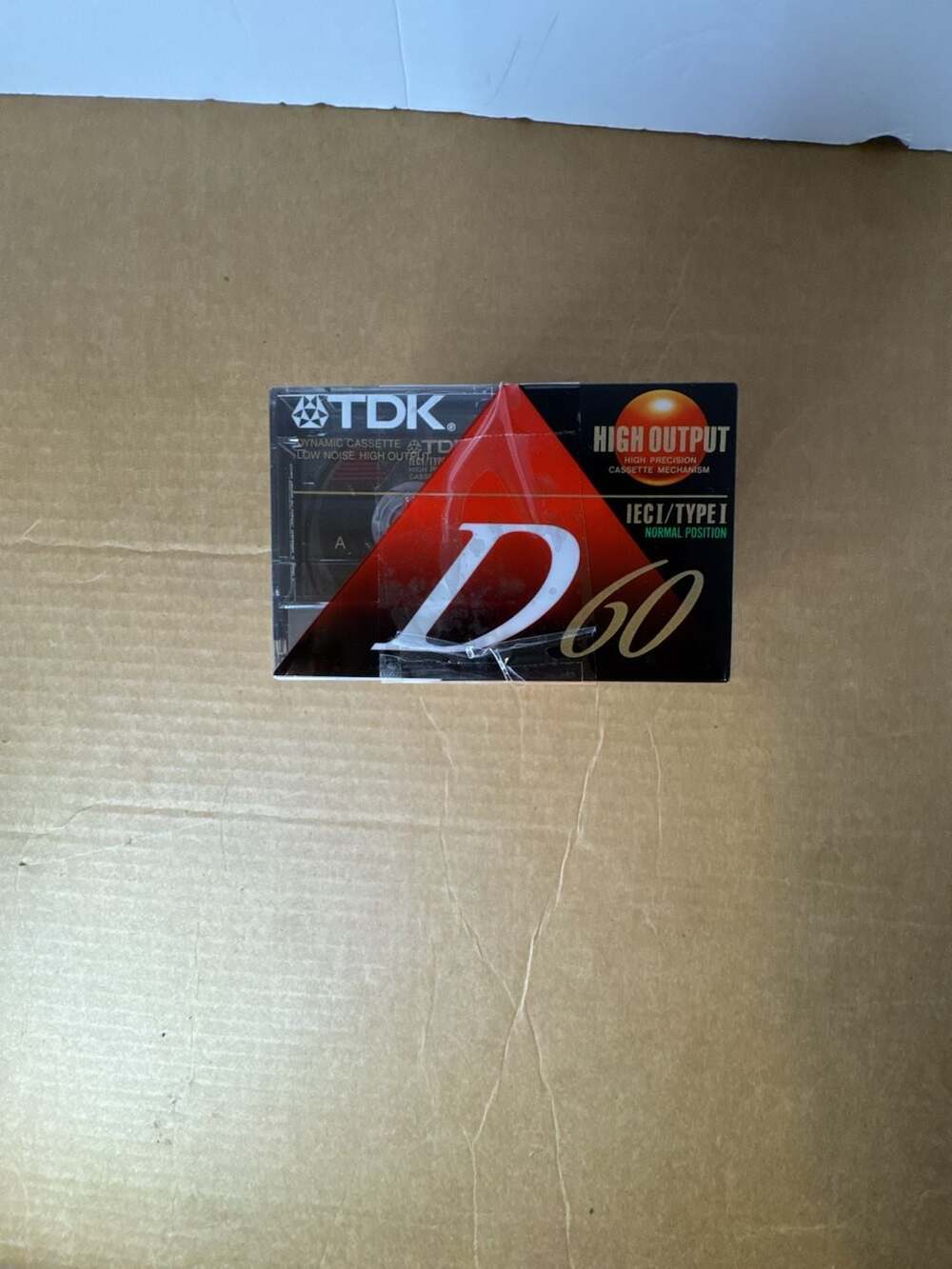 TDK D60 High Output Type I Normal Position Audio Cassette Tape (6-Pack)